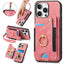 Retro Skin-feel Ring Multi-card Wallet Phone Case MyMobile