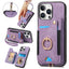 Retro Skin-feel Ring Multi-card Wallet Phone Case MyMobile