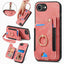 Retro Skin-feel Ring Multi-card Wallet Phone Case MyMobile