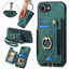 Retro Skin-feel Ring Multi-card Wallet Phone Case MyMobile