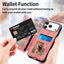 Retro Skin-feel Ring Multi-card Wallet Phone Case MyMobile