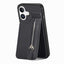 Carbon Fiber Vertical Flip Zipper Phone Case MyMobile