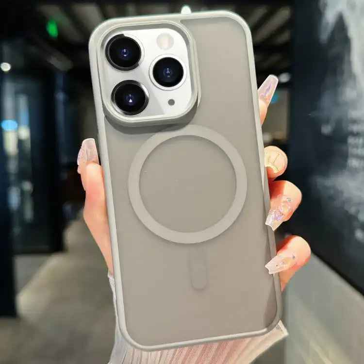 Transparent TPU Hybrid PC Magsafe Phone Case