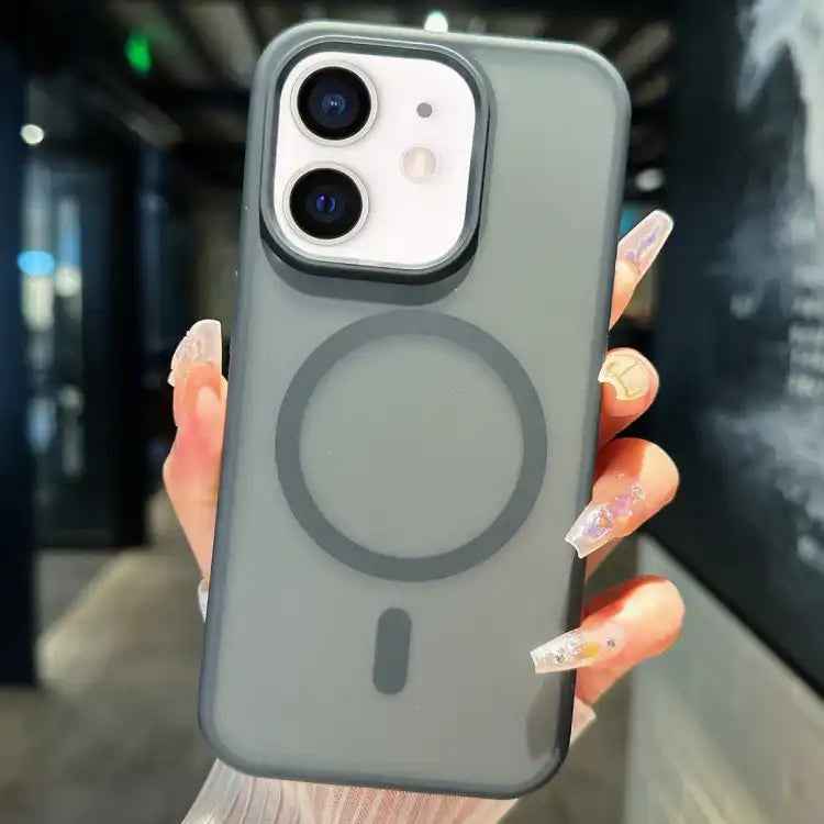 Transparent TPU Hybrid PC Magsafe Phone Case