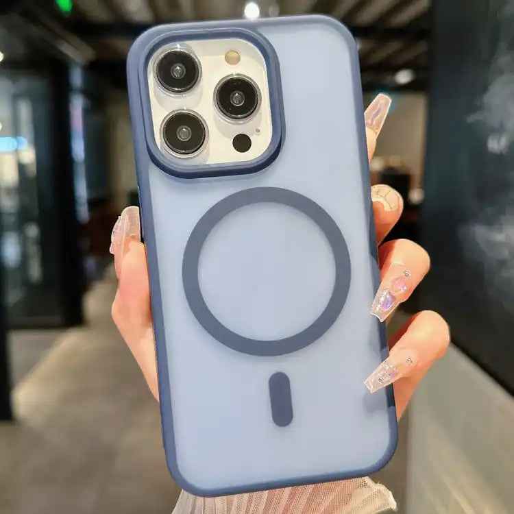 Transparent TPU Hybrid PC Magsafe Phone Case