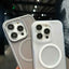 Transparent TPU Hybrid PC Magsafe Phone Case