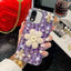 Sunflower Holder Hand-set Diamond PC Phone Case