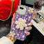 Sunflower Holder Hand-set Diamond PC Phone Case