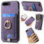 Retro Splitable Magnetic Card Bag Leather Phone Case