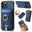 Retro Splitable Magnetic Card Bag Leather Phone Case