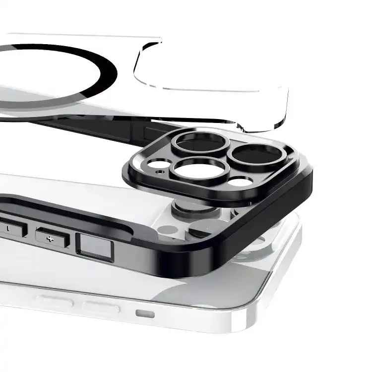 RFID Blocking Adsorption Flip MagSafe Leather Phone Case