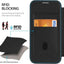 RFID Blocking Adsorption Flip MagSafe Leather Phone Case