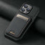 Suteni H02 Litchi Leather Card Wallet Stand Back Phone Case