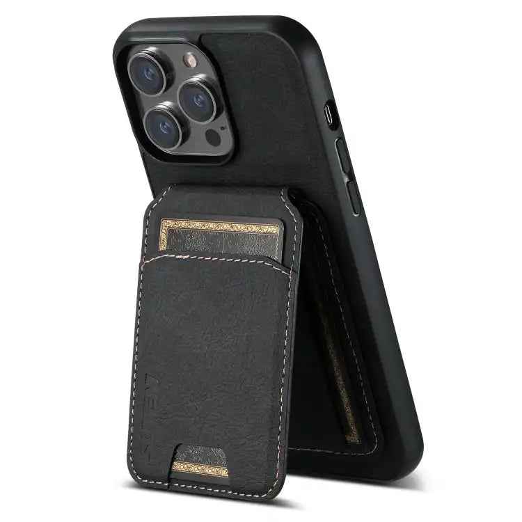 Suteni H02 Litchi Leather Card Wallet Stand Back Phone Case