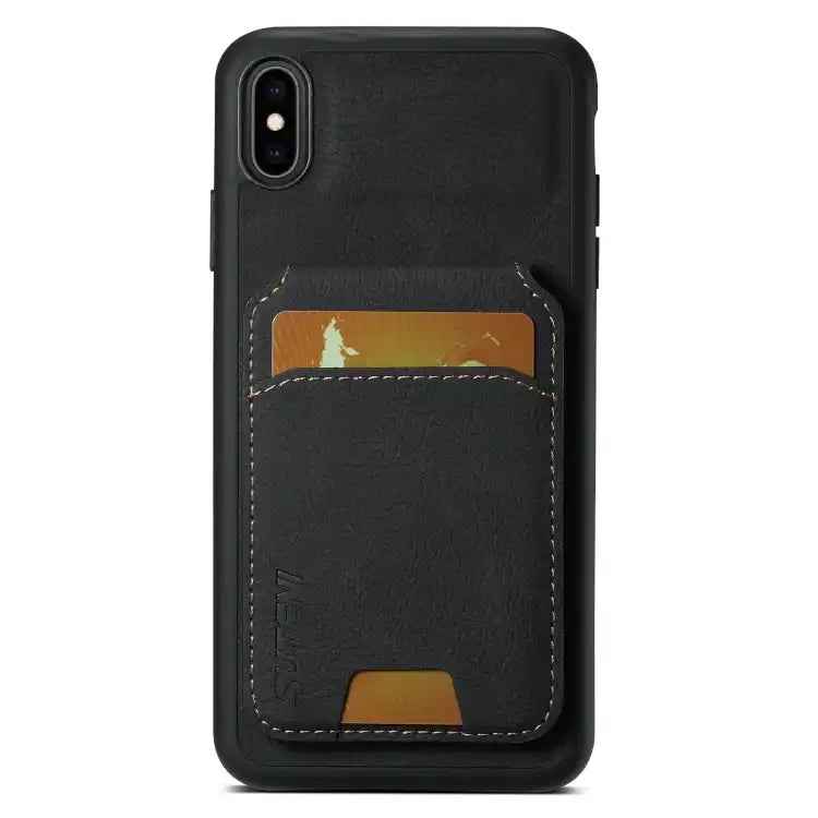 Suteni H02 Litchi Leather Card Wallet Stand Back Phone Case