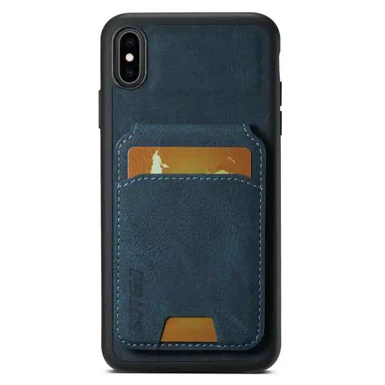 Suteni H02 Litchi Leather Card Wallet Stand Back Phone Case