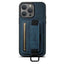 Suteni H13 Litchi Leather Wrist Strap Wallet Back Phone Case