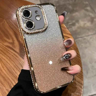 Diamond Gradient Glitter TPU Phone Case