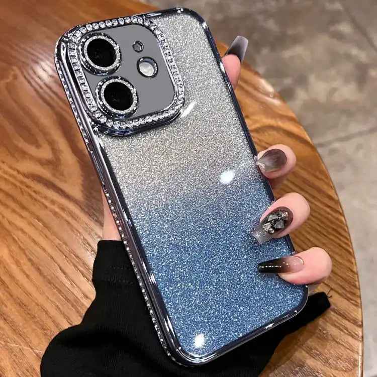 Diamond Gradient Glitter TPU Phone Case
