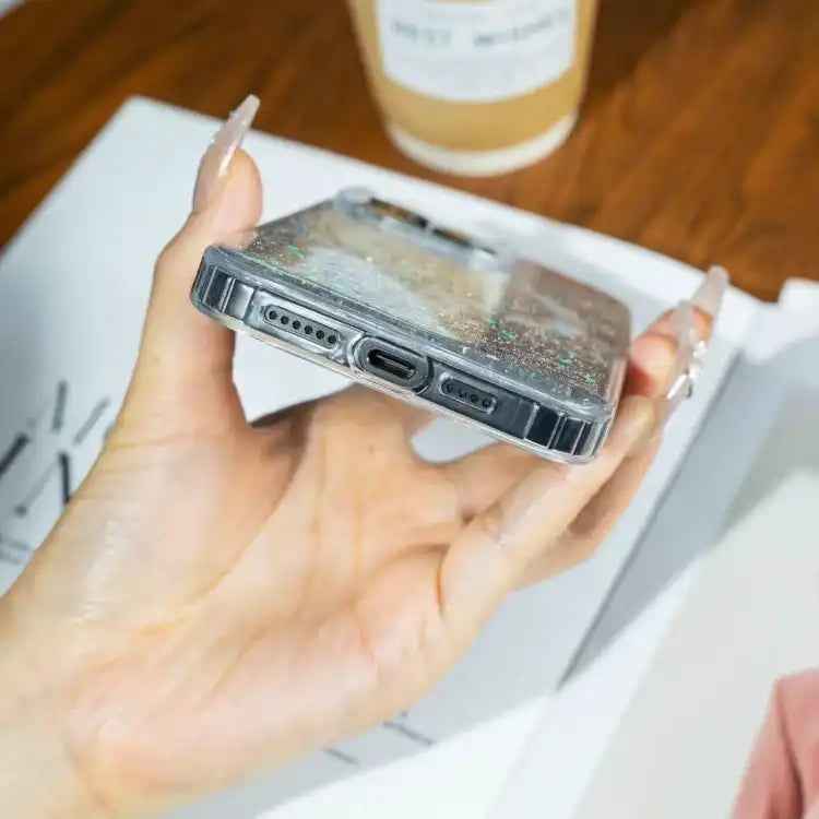 Gradient Glitter Starry MagSafe Phone Case