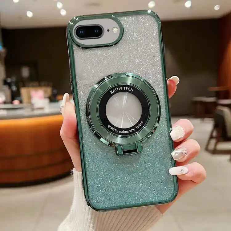 Electroplated Holder Gradient Glitter MagSafe Phone Case