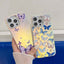 Electroplating Laser Butterfly Phone Case