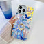 Electroplating Laser Butterfly Ring Holder Phone Case