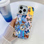 Electroplating Laser Butterfly Ring Holder Phone Case