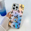 Electroplating Laser Butterfly Ring Holder Phone Case