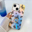 Electroplating Laser Butterfly Ring Holder Phone Case