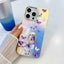 Electroplating Laser Butterfly Ring Holder Phone Case