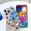 Electroplating Laser Butterfly Ring Holder Phone Case