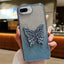 Electroplated Gradient Glitter 3D Butterfly TPU Phone Case