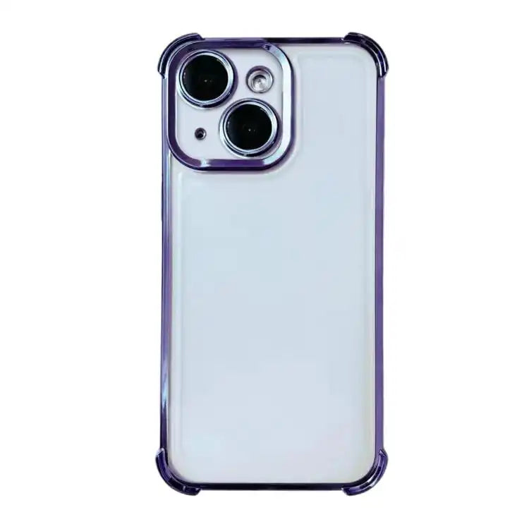 Electrpolated Space Four-corner Shockproof TPU Phone Case