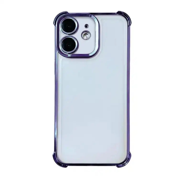 Electrpolated Space Four-corner Shockproof TPU Phone Case