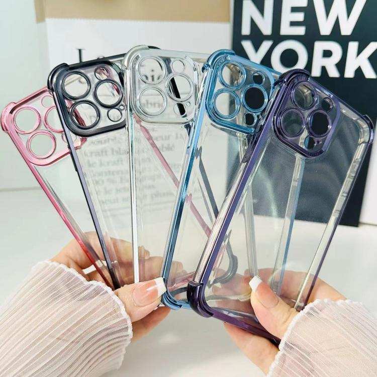 Electrpolated Space Four-corner Shockproof TPU Phone Case