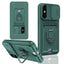 Sliding Camshield Magnetic Card Holder Silicone Phone Case