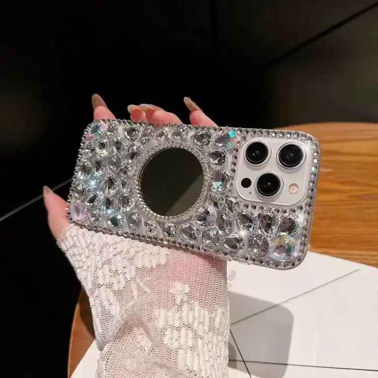 Mirror Handmade Bling Rhinestone PC Phone Case
