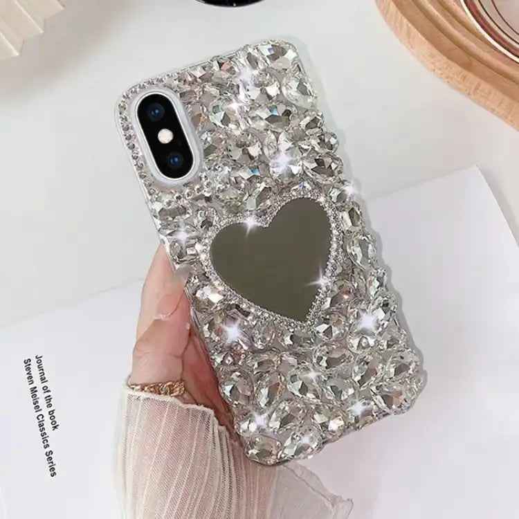 Mirror Handmade Bling Rhinestone PC Phone Case