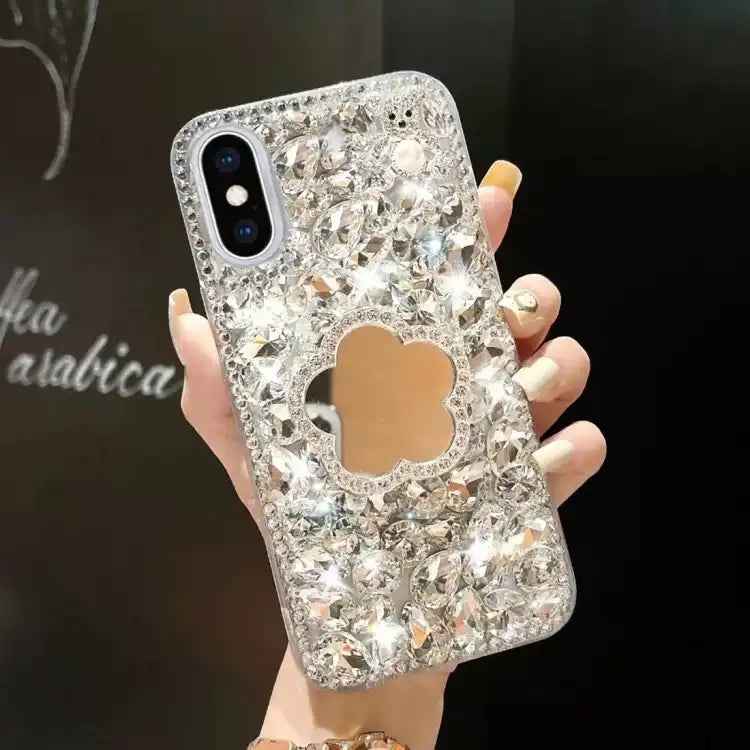Mirror Handmade Bling Rhinestone PC Phone Case