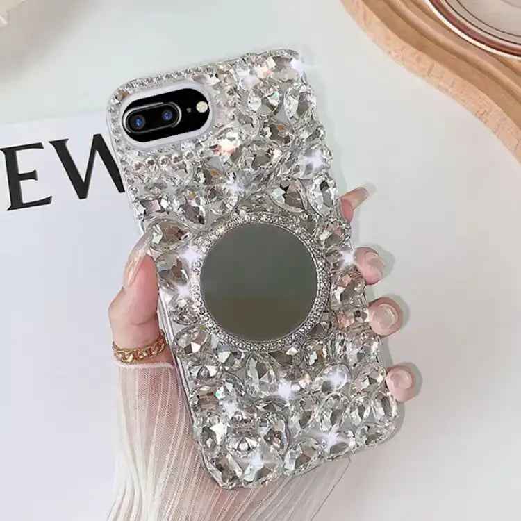 Mirror Handmade Bling Rhinestone PC Phone Case