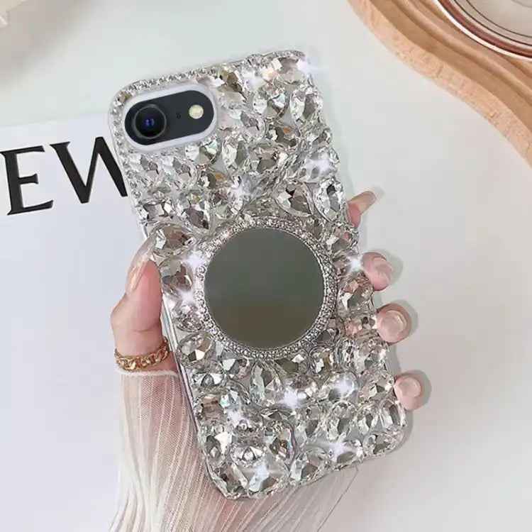 Mirror Handmade Bling Rhinestone PC Phone Case