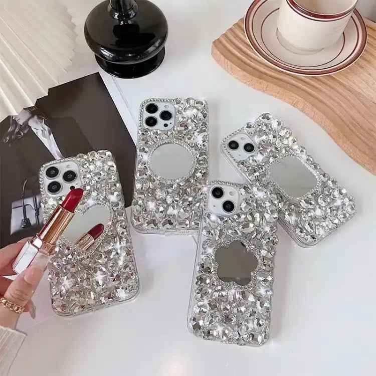 Mirror Handmade Bling Rhinestone PC Phone Case