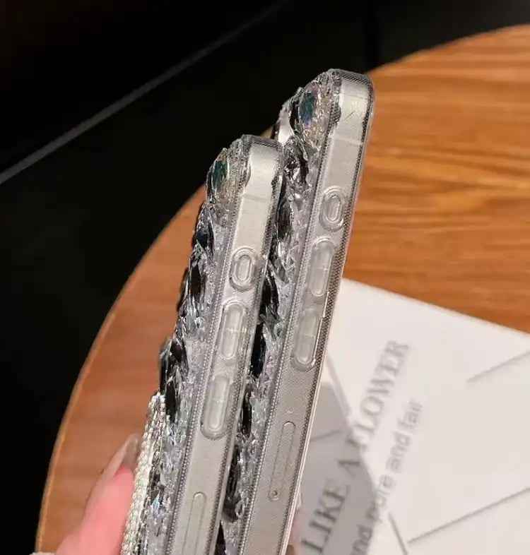 Mirror Handmade Bling Rhinestone PC Phone Case