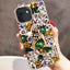 Handmade Bling Rhinestone Gemstone Fox PC Phone Case
