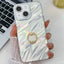 Plating Glitter Texture Ring Holder TPU Phone Case with Lens Film