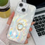 Plating Glitter Texture Ring Holder TPU Phone Case with Lens Film
