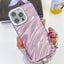 Plating Glitter Texture Chain Wristband TPU Phone Case with Lens Film