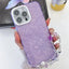 Plating Glitter Texture Chain Wristband TPU Phone Case with Lens Film