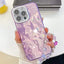 Plating Glitter Texture Chain Wristband TPU Phone Case with Lens Film